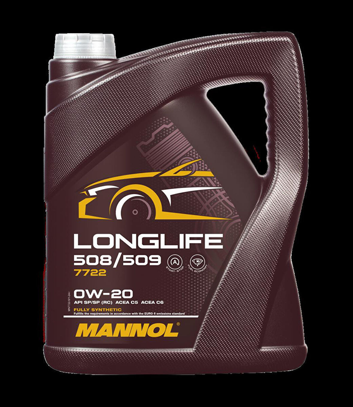 MN7722-5 LONGLIFE 508/509 SAE 0W-20 API SP (RC) ACEA C5  5 L
