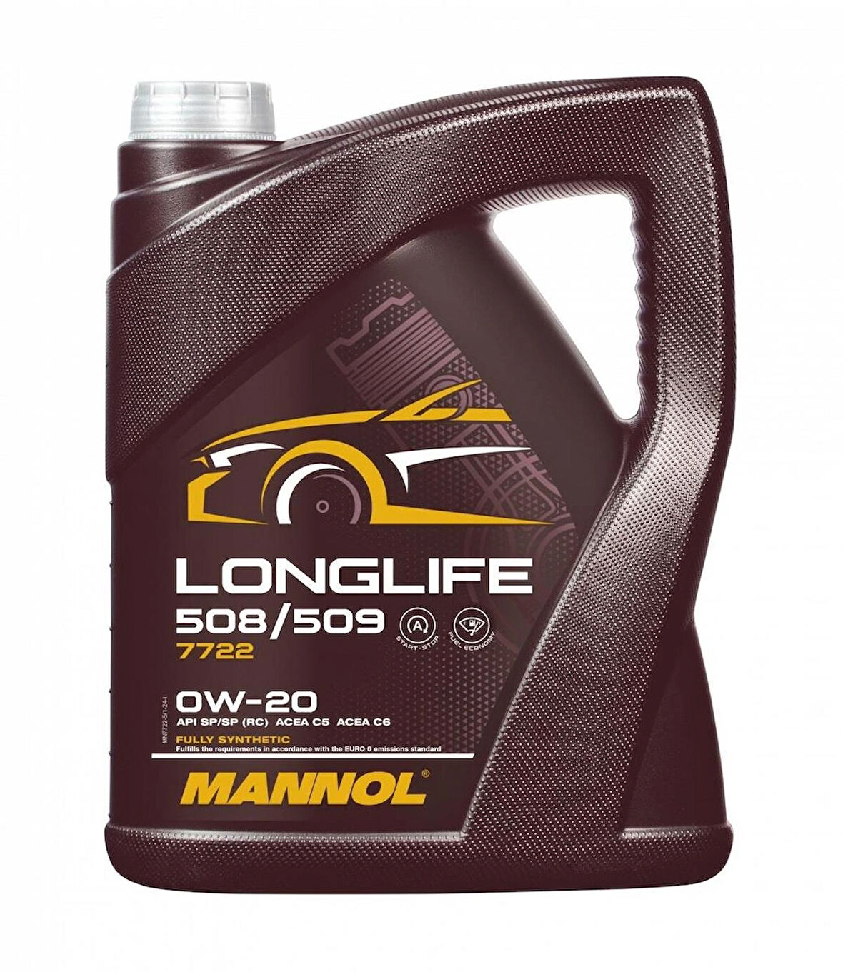 MN7722-5 LONGLIFE 508/509 SAE 0W-20 API SP (RC) ACEA C5  5 L
