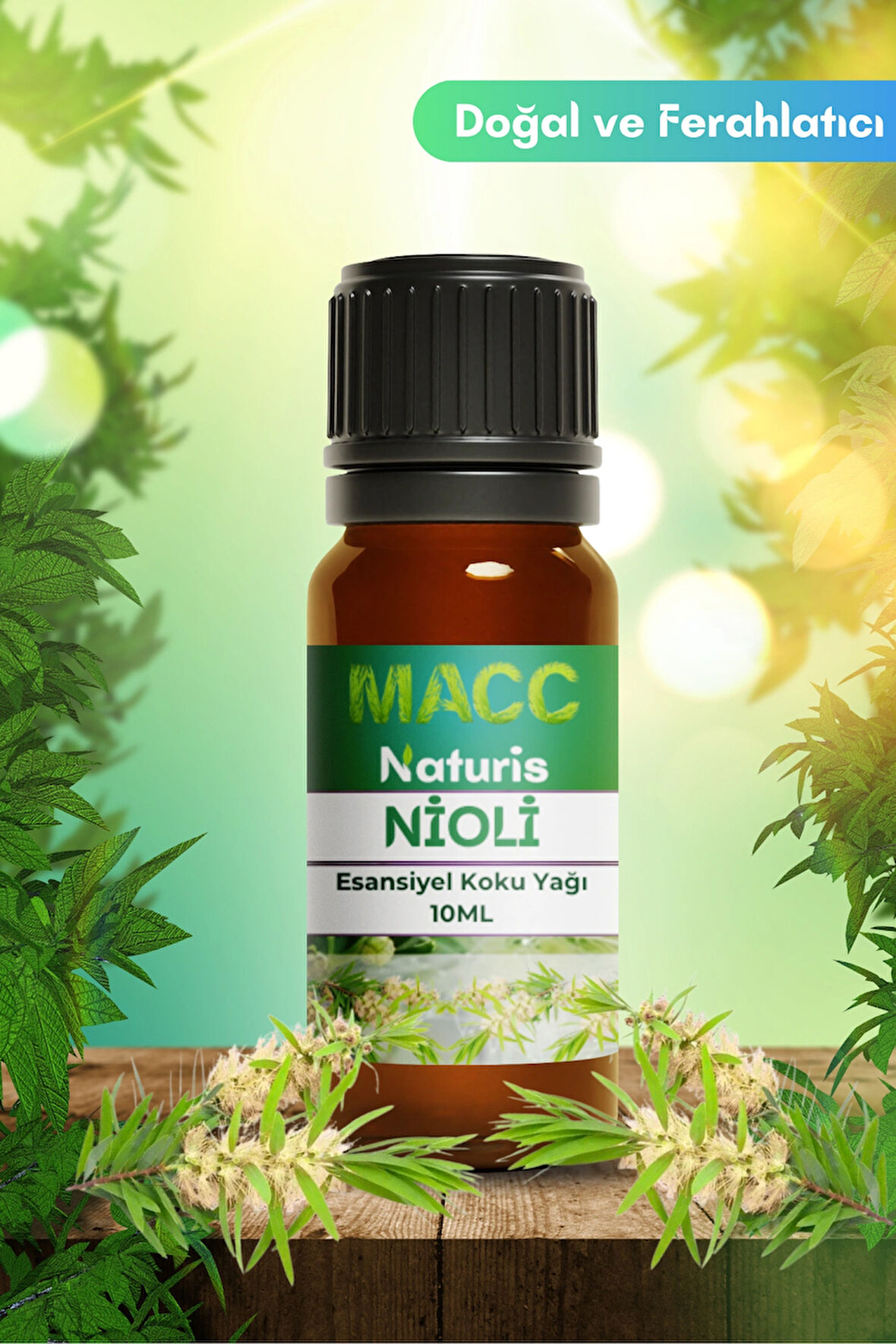  MACC Naturis Nioli Esansiyel Uçucu Koku Yağ Difüzör Esans Yağı Aromaterapi Yağı 10ml