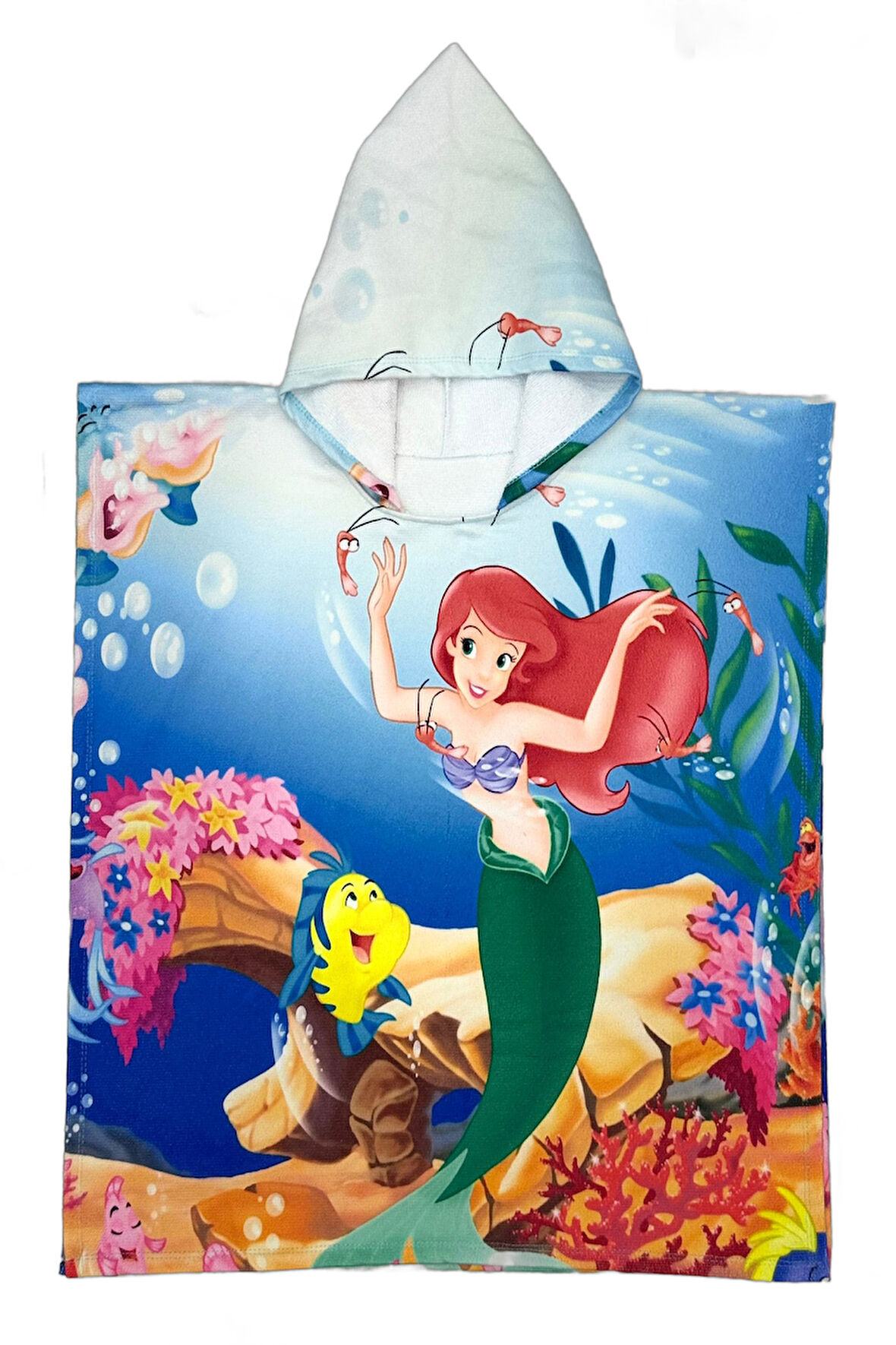 Kız Çocuk Panço Havlu (Plaj+Havuz+Banyo) 12265