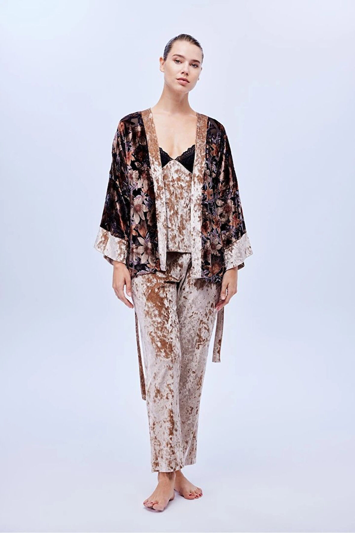 Linnea Alt Üst Sabahlık Takım 1609