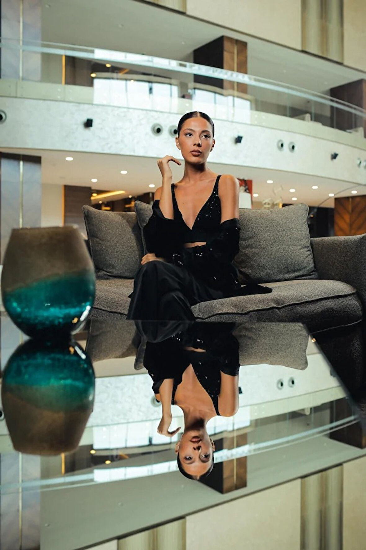 Estella Alt Üst Sabahlık Vegan Takım 1621