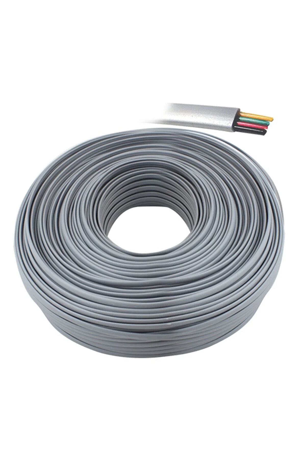 MN6 MN202F Telefon hat Kablosu 100 metre/Bakır Tel-Diş Mekan/Kutu–Modem DSL Adsl Vdsl kablosu/4'LÜ-FLAT