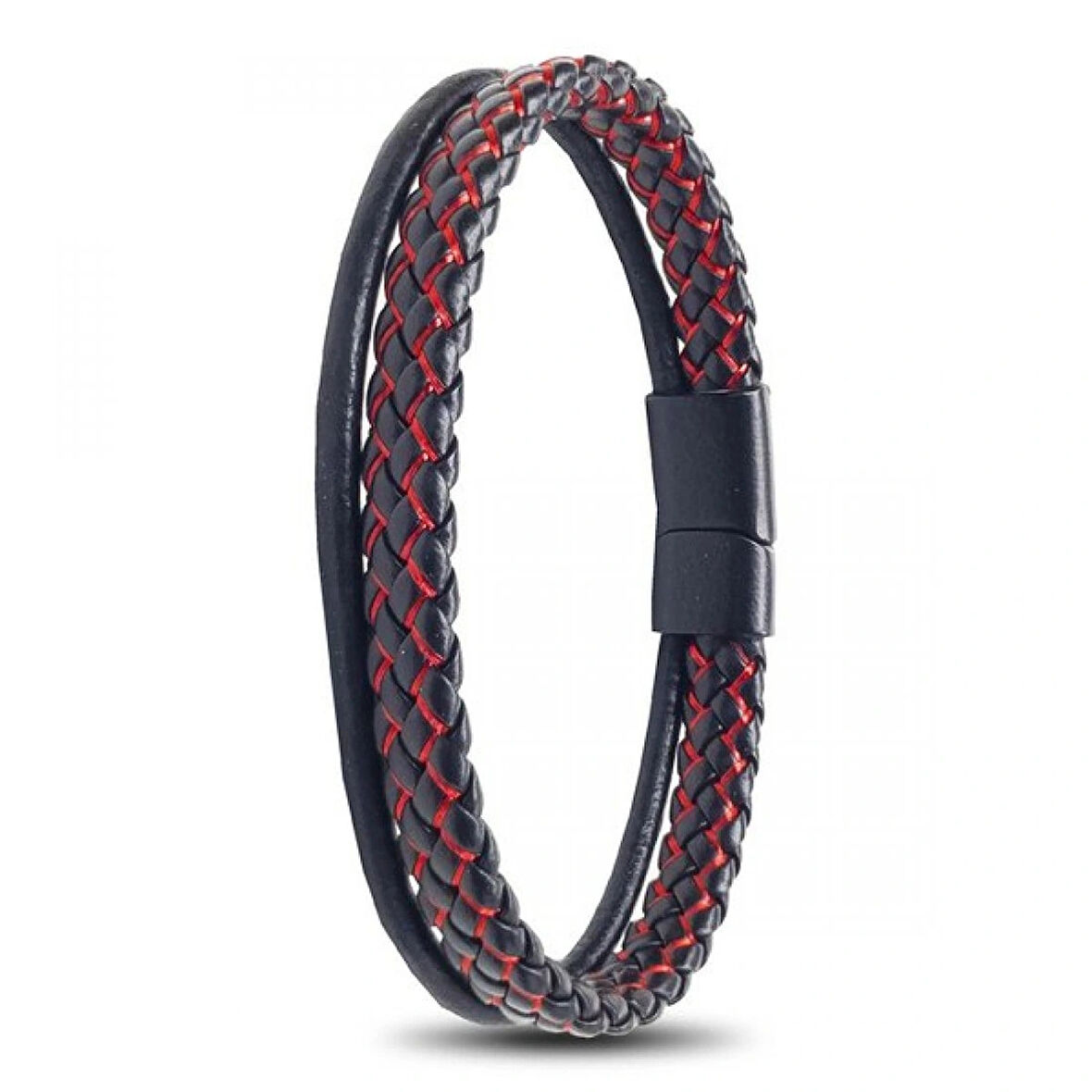 Moncuk Design Kırmızı Renk Çoklu Deri Bileklik 33513B5D5