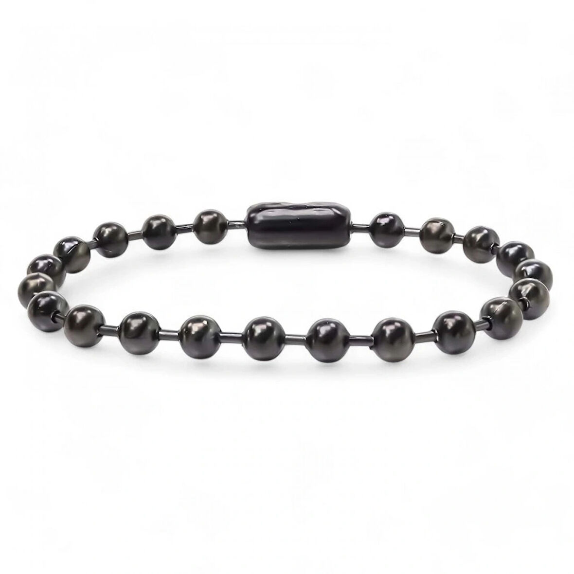 Moncuk Design 6Mm Çelik Top Zincir Bileklik 3351CZB1D29