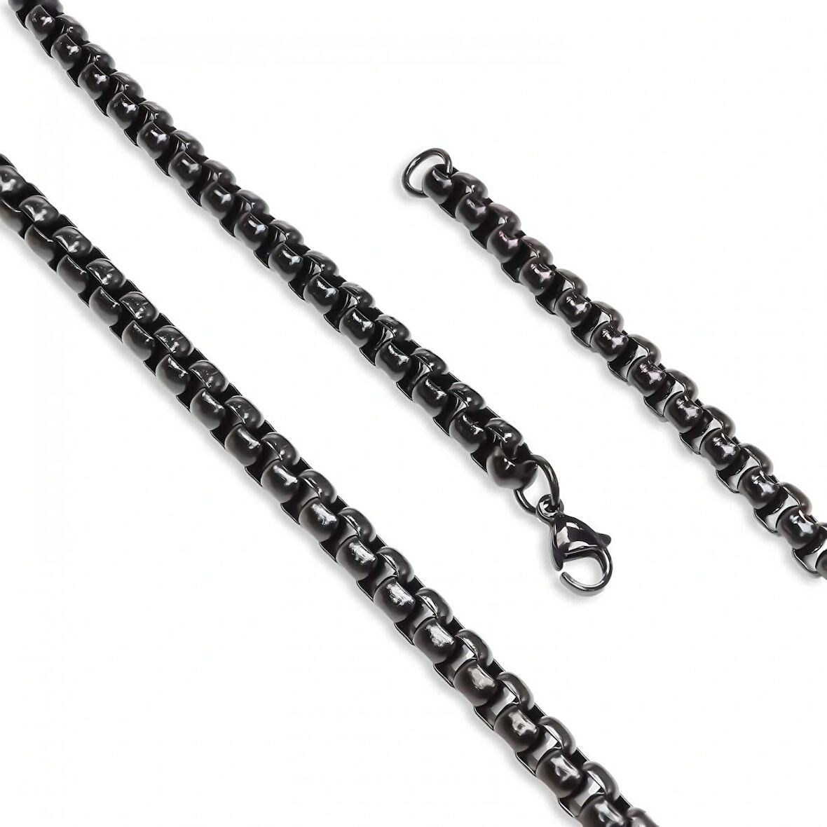 Moncuk Design Arnavut Çelik Kolye 6Mm 3351CEK028