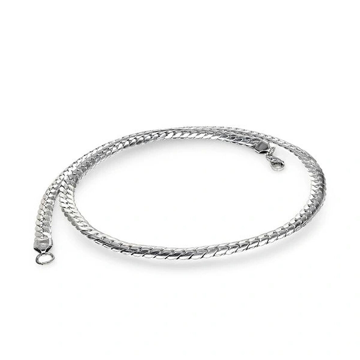 Moncuk Design Ezme Balık Sırtı Çelik Kolye 1.6Mm 3351CEK021