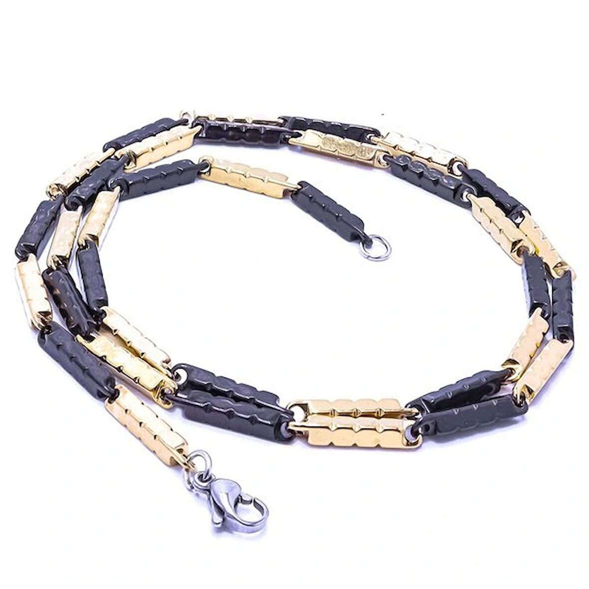 Moncuk Design Paslanmaz Erkek Çelik Kolye 335111P2D2