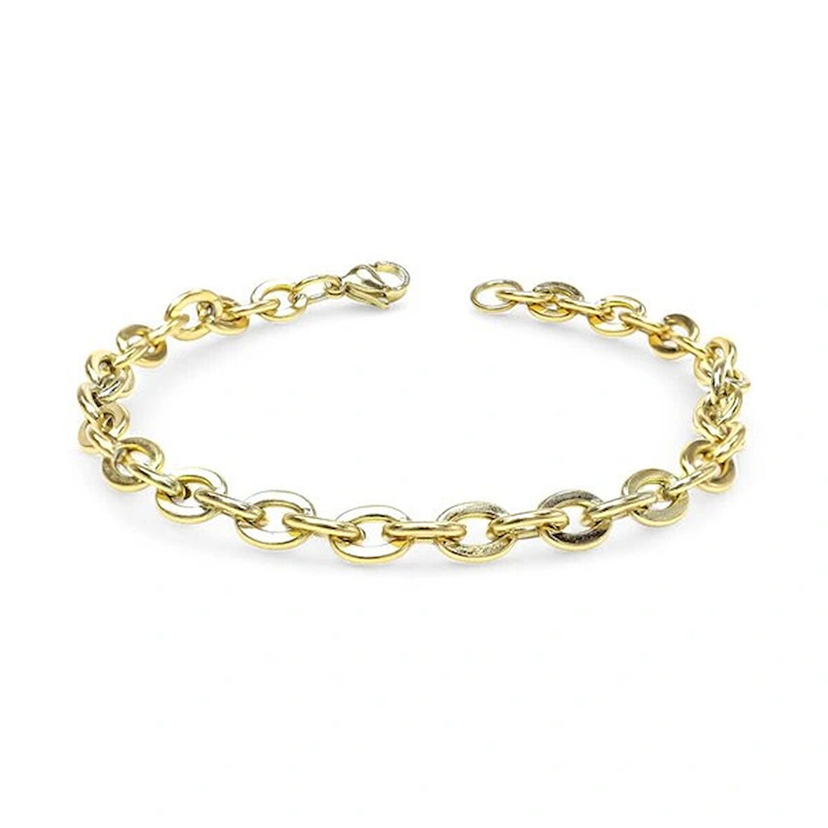 Moncuk Design Mariner Sarı Çelik Zincir Bileklik 1.6Mm 3351CZB1D79