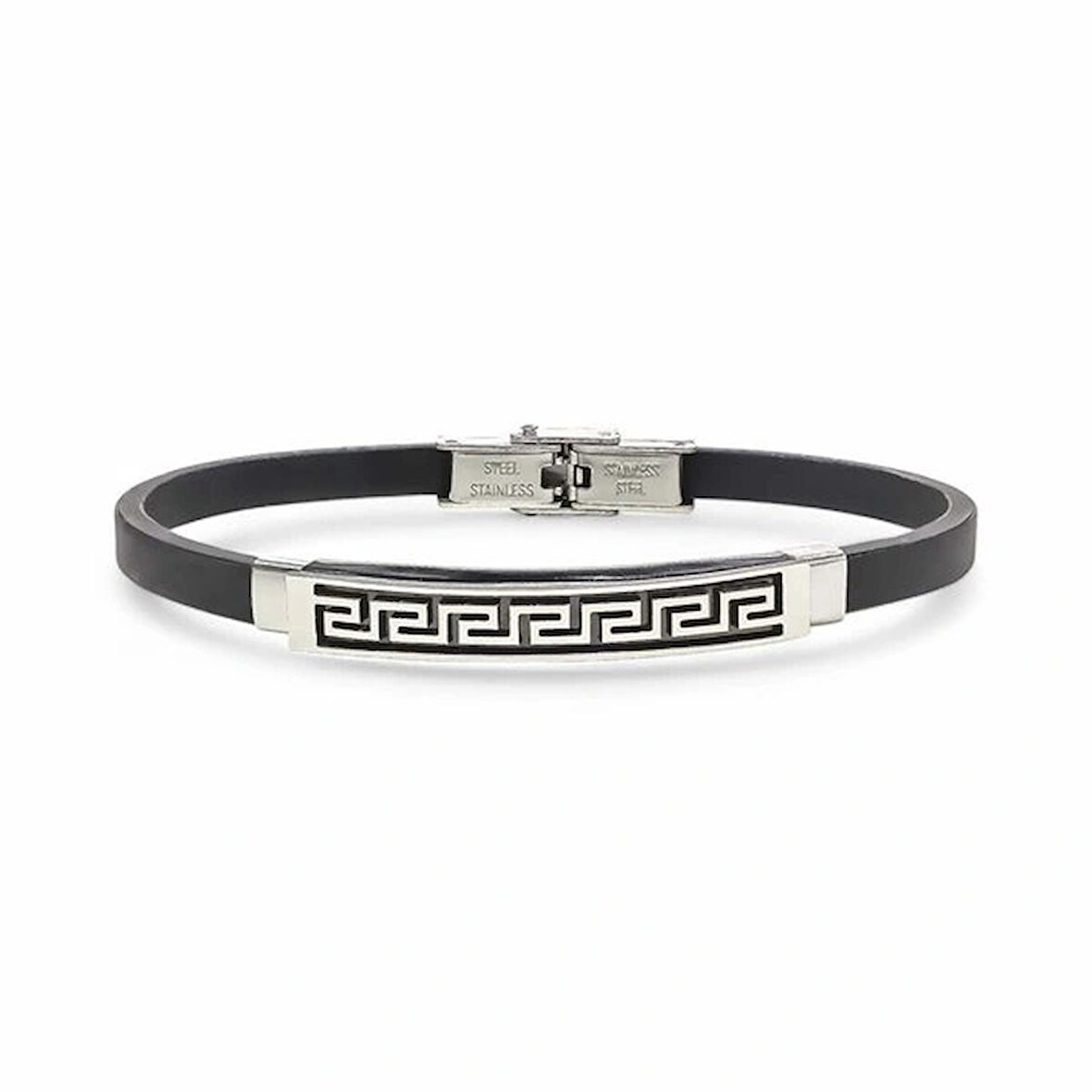Moncuk Design Desenli Çelik Bileklik 3351SCB017