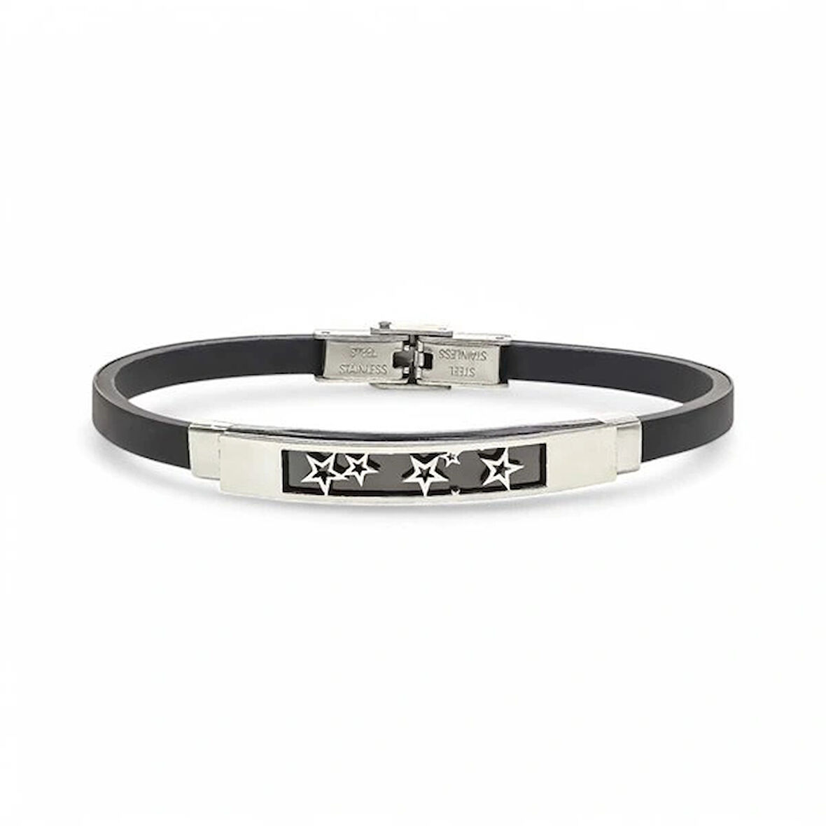 Moncuk Design Galaksi Yıldızlar Desenli Çelik Bileklik 3351SCB021