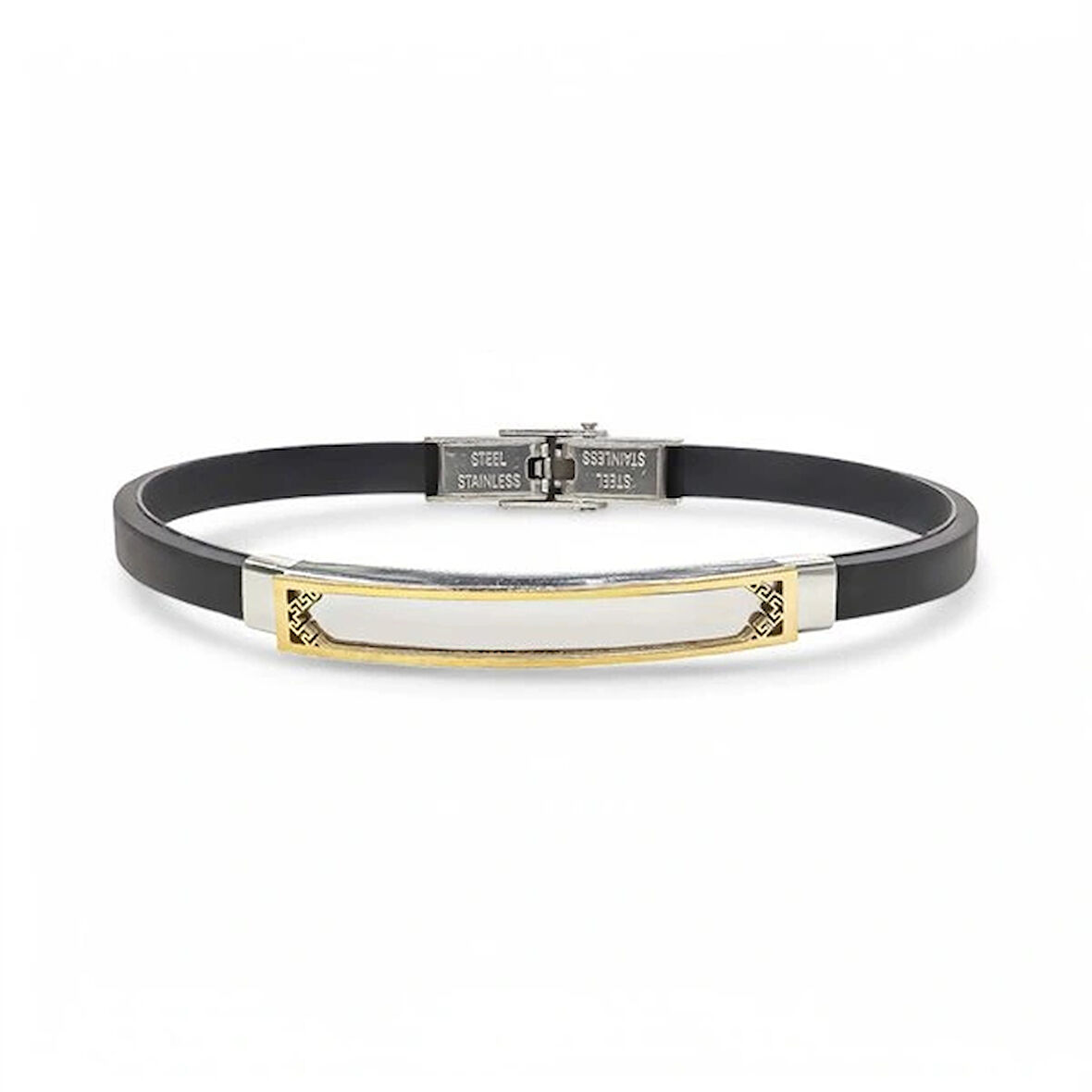 Moncuk Design İsim Yazılabilir Kişiselleştirilebilir Çelik Bileklik 3351SCB024