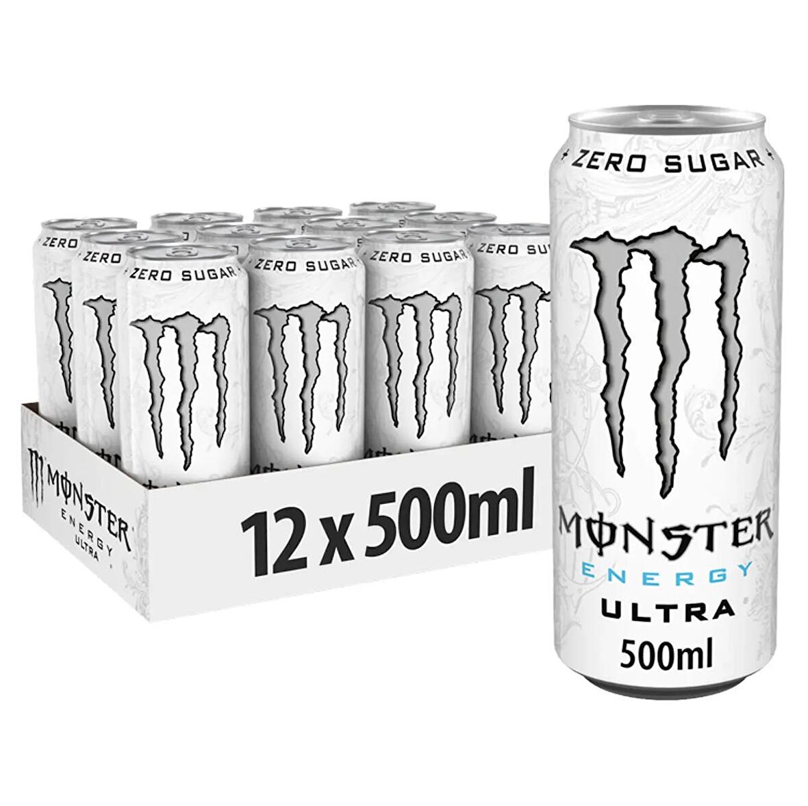 Monster Energy Şekersiz Enerji İçeceği 500 Ml X 12 Adet