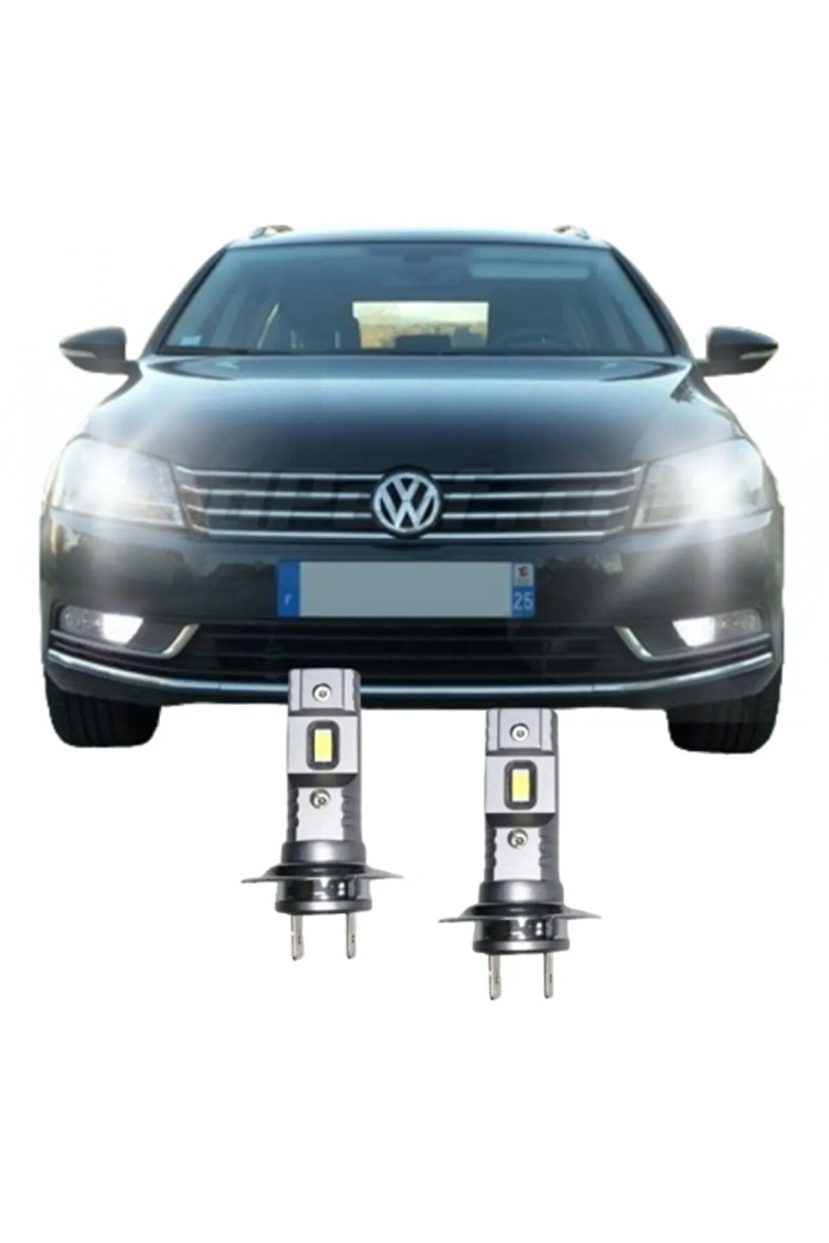 VW PASSAT B7 LED KISA FAR AMPULÜ H7 Mini Led 2'li Set