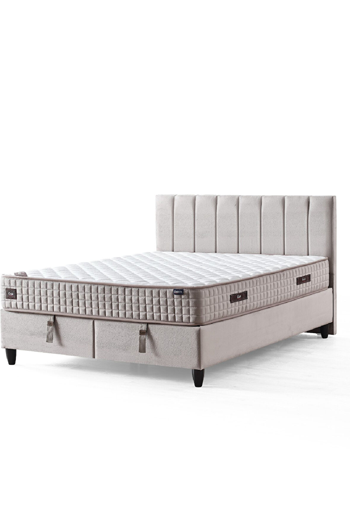 Manolya Çift Kişilik Sandıklı Baza Başlık