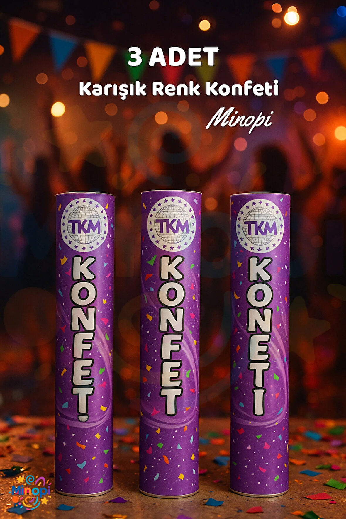 3 Adet Yılbaşı,Kına Gecesi, Parti, Düğün, Nişan, Doğum Günü, Özel Günler İçin Konfeti