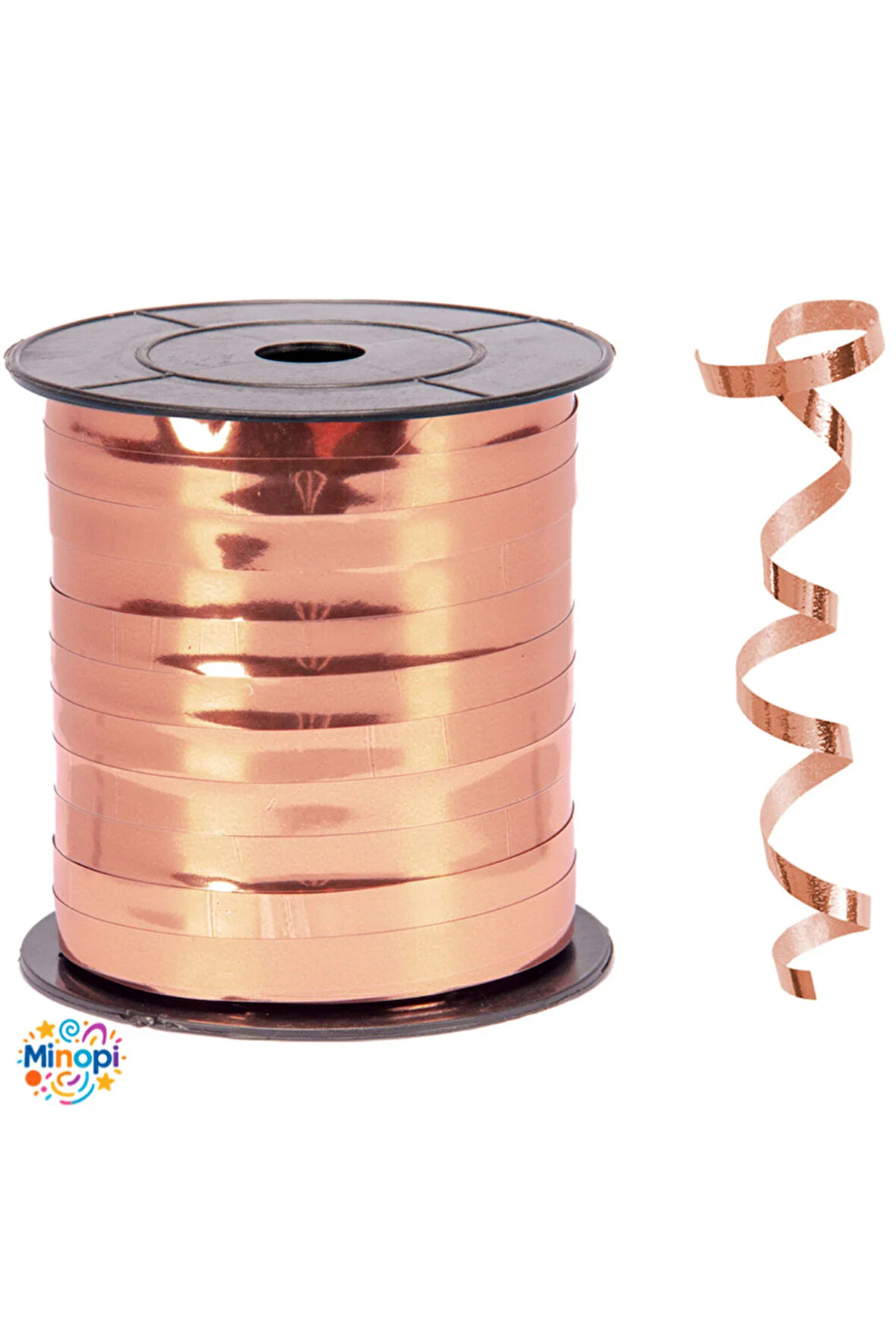 Bakır Metalik Rafya Balon İpi 8 mm x 200 mt Metalik Renk