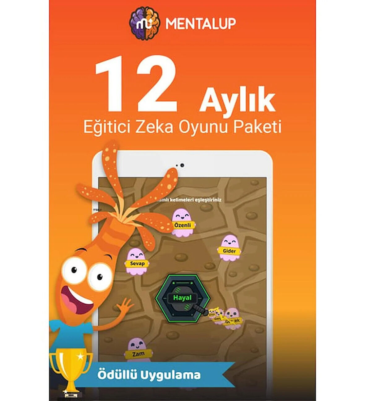 MentalUP 12 Aylık Online Eğitici Çocuk Oyunu