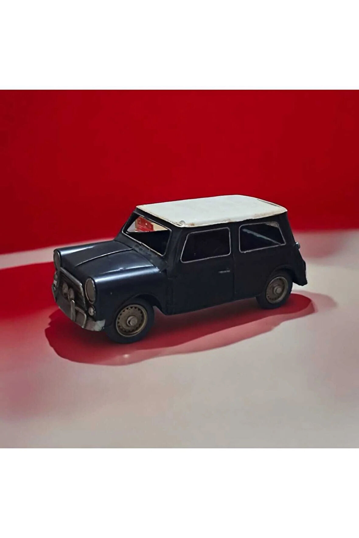 Dekoratif Metal Araba Vintage Biblo Hediyelik Metal Süs