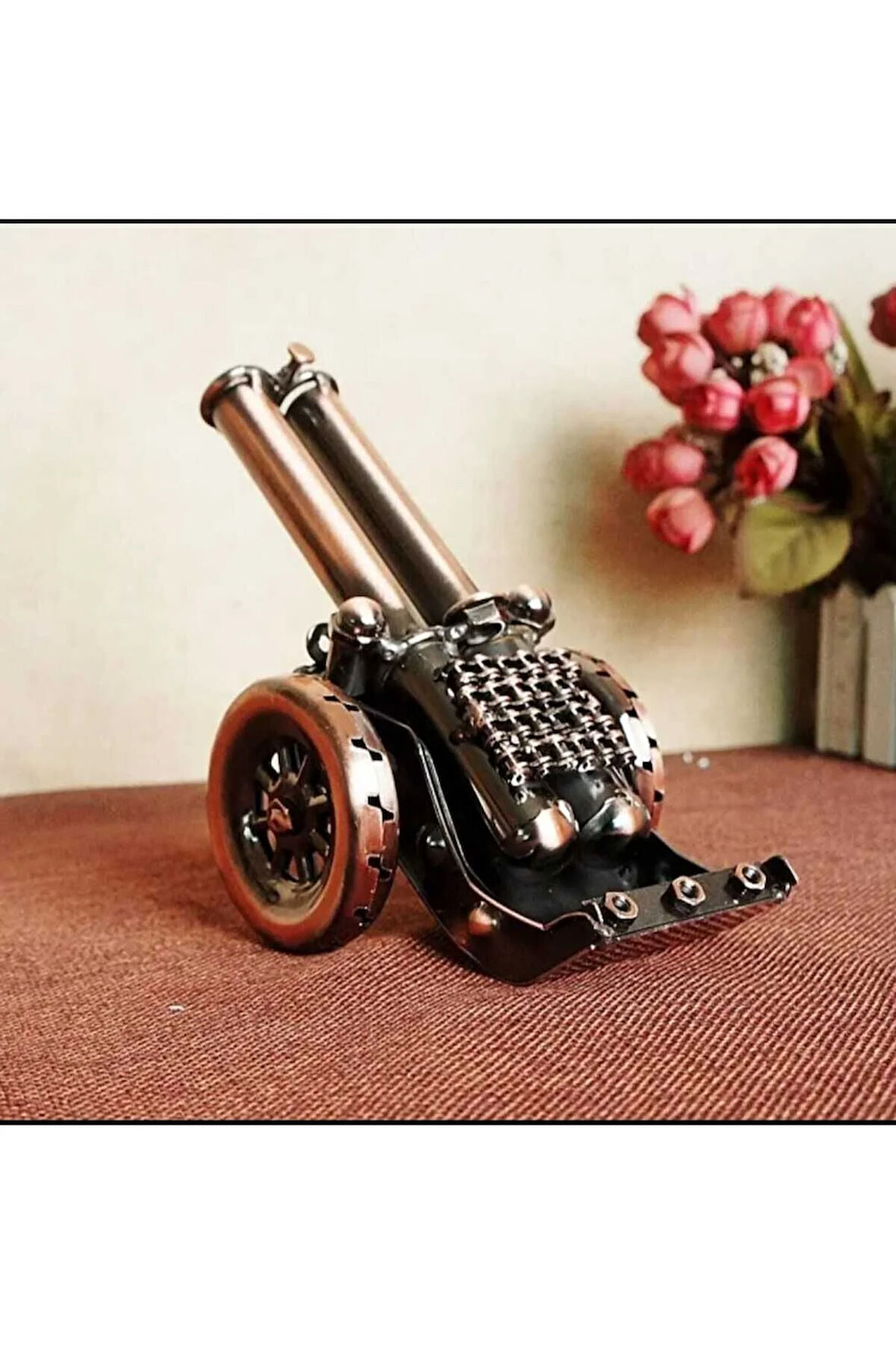 Metal Top Arabası Modelleri Büyük Boy El Yapımı Metal Süs