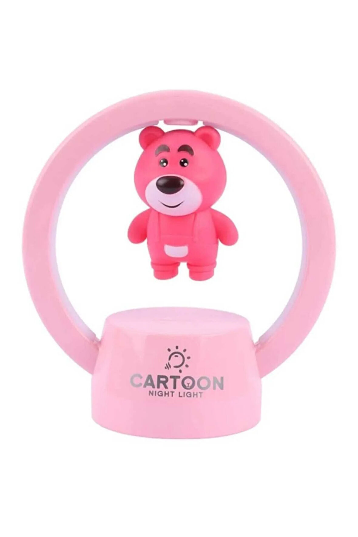 Renkli Çocuk Masa Lambası, Ayıcıklı ve Uzaylı Tasarımıyla Şirin ve Eğlenceli