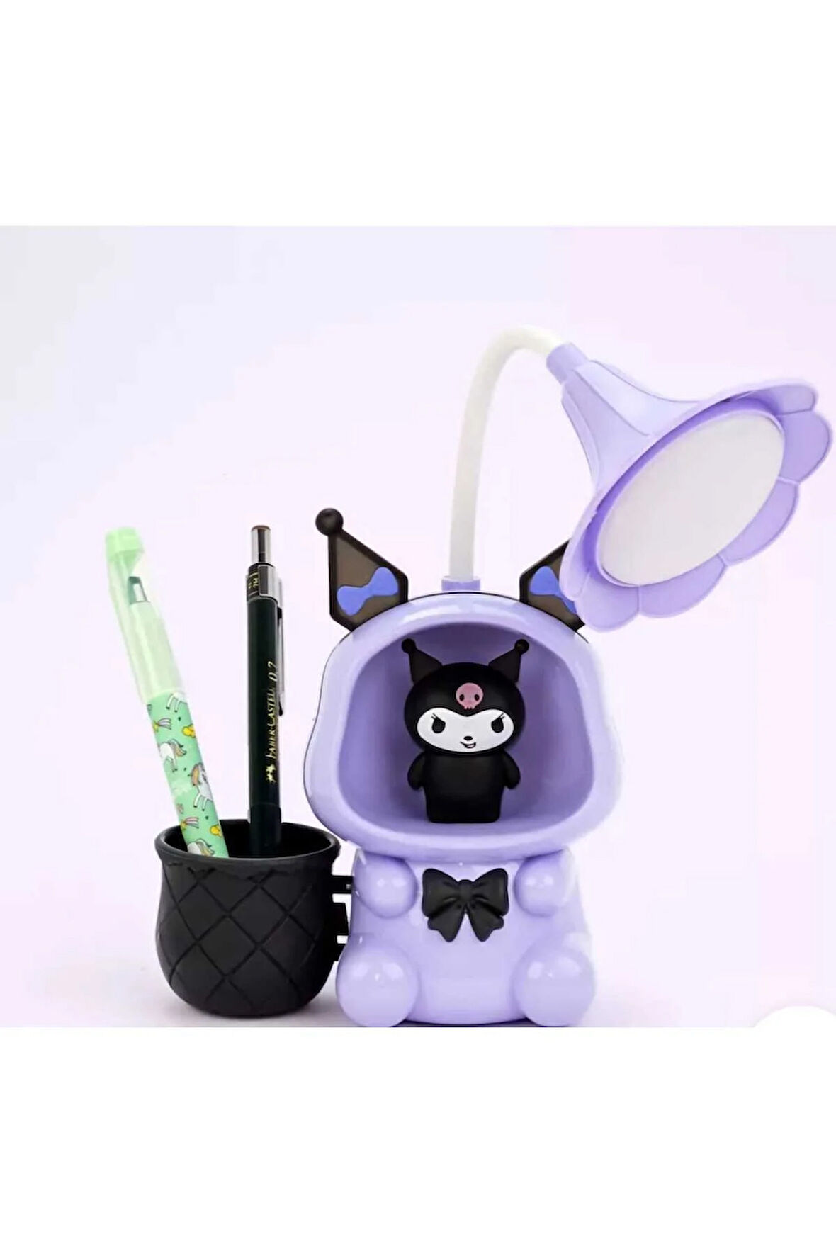 Karakterli Kalemtraşlı Sepetli Led Işıklı Kademeli Gece & Masa Lambası