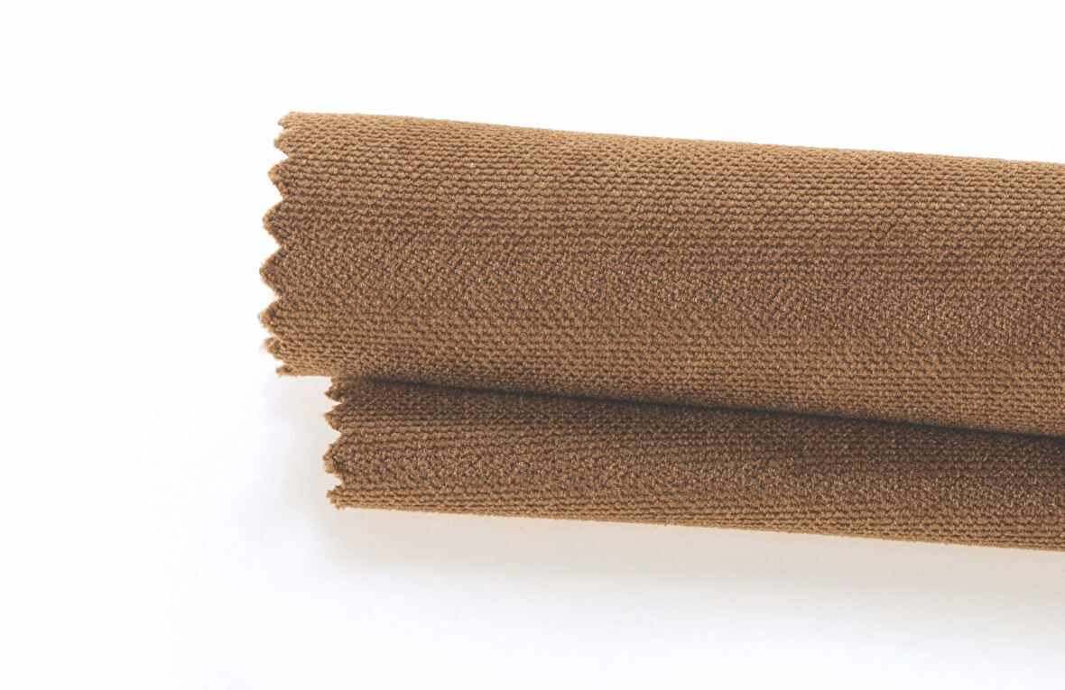 Pastel Antik Pirinç Rengi Masa Örtüsü Kadife Dokulu Leke Tutmaz