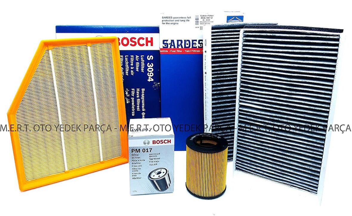 Bmw 5.25I E60 Benzinli Filtre Bakım Seti (2003-2005)
