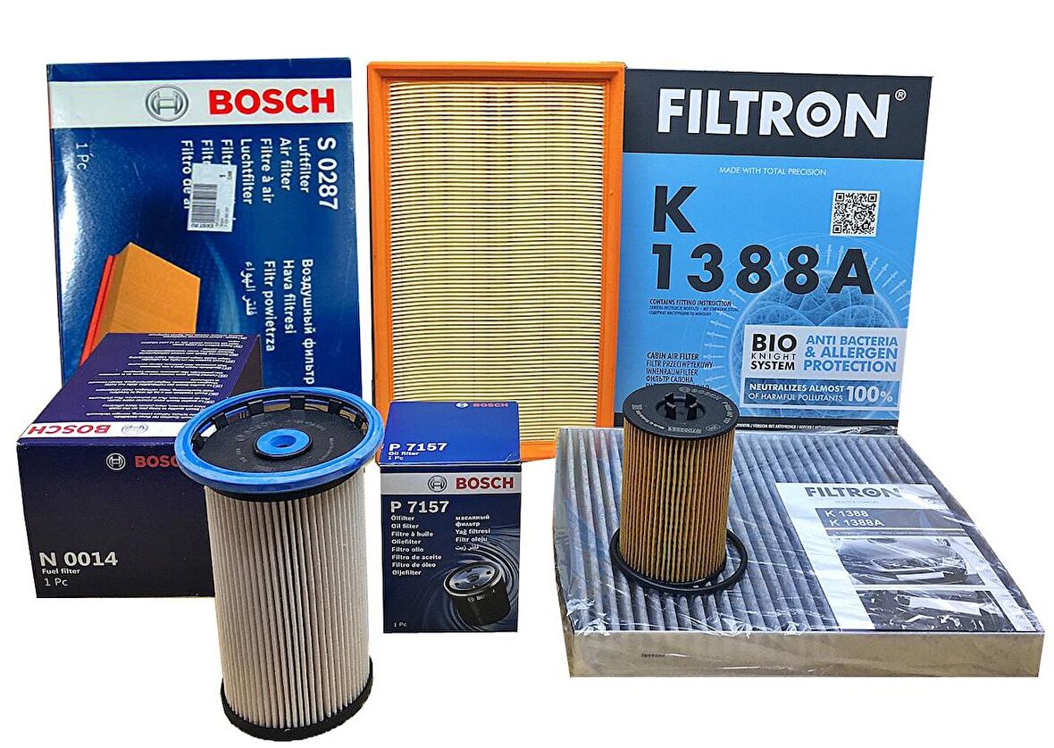 Seat Arona 1.6 Tdı Bosch Filtre Bakım Seti (2018-2020)