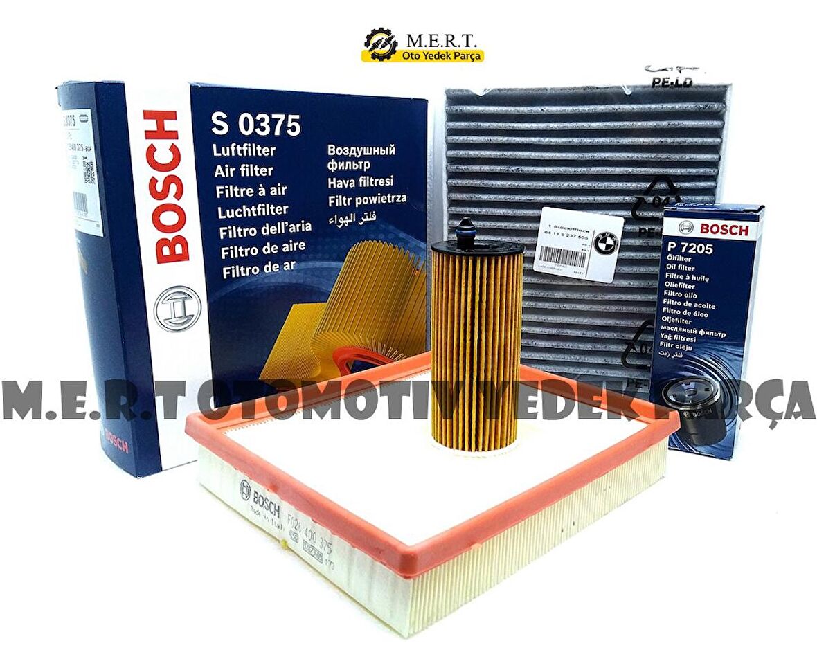 Bmw 1.18I F20 Benzinli Filtre Bakım Seti 2016 Ve Sonrası (510213452)