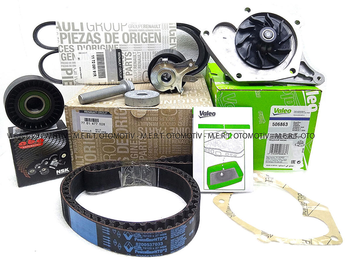Laguna 3 1.5 Dci Dizel Triger Devirdaim Kayış Bakım Seti N11.14053