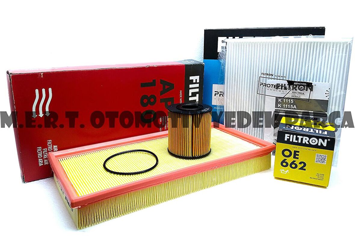 Volvo S40 1.8 Filtre Bakım Seti 1999-2004 Filtron