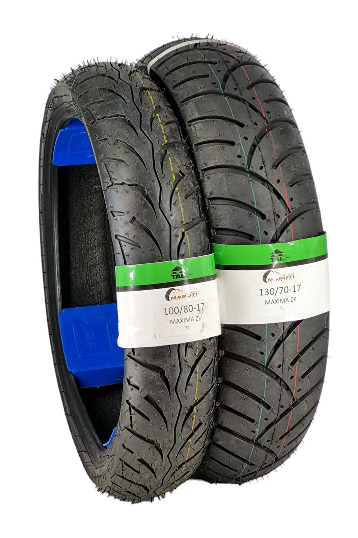 130/70-17 VE 100/80-17 MOTOSİKLET LASTİK TAKIMI TL (TUBELESS - DUBLEKS)