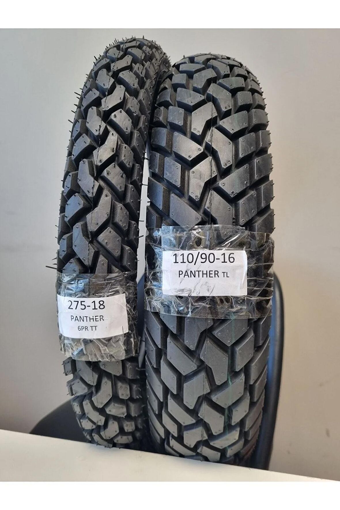 Set 2.75-18 Ve 110/90-16 Ön Arka Takım Pantherset Motosiklet Lastiği