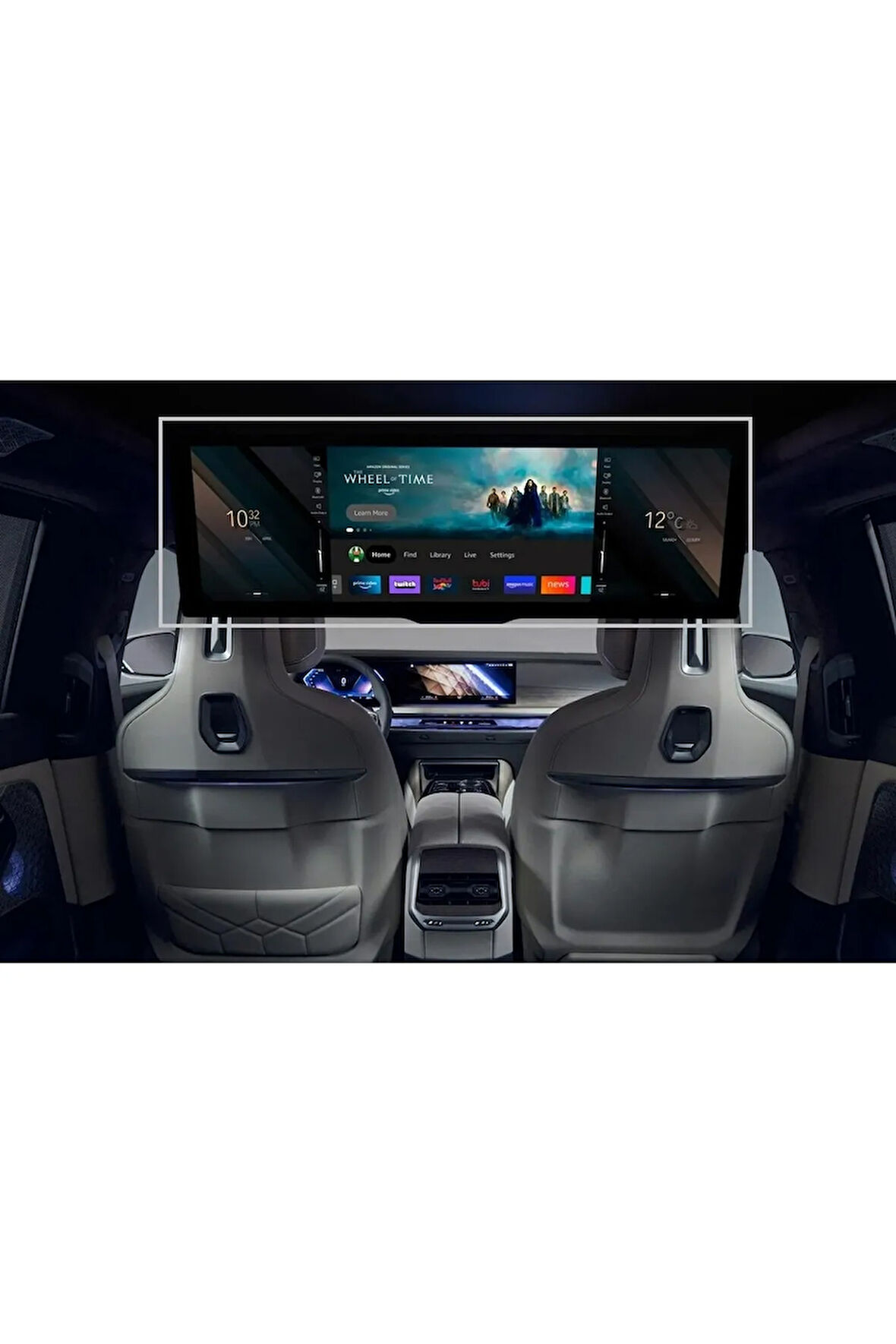 BMW i7 2022-2024 Model Uyumlu Arka Kısım Tv Sinema Ekranı 9H Nano Ekran Koruyucu