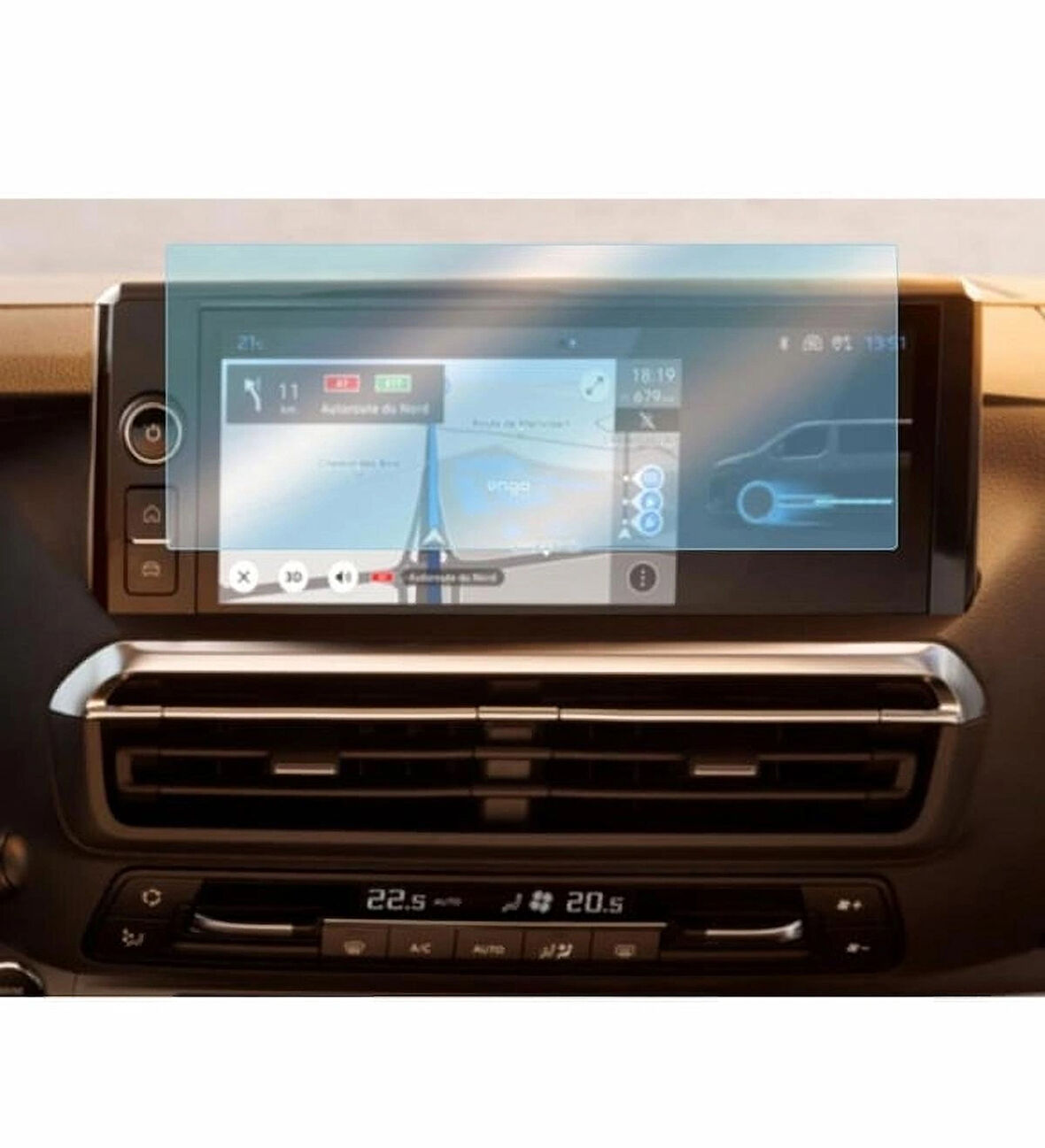 Peugeot Expert Traveller 2024-2025 Model Multimedya Ekranı Uyumlu 9H Nano Ekran Koruyucu