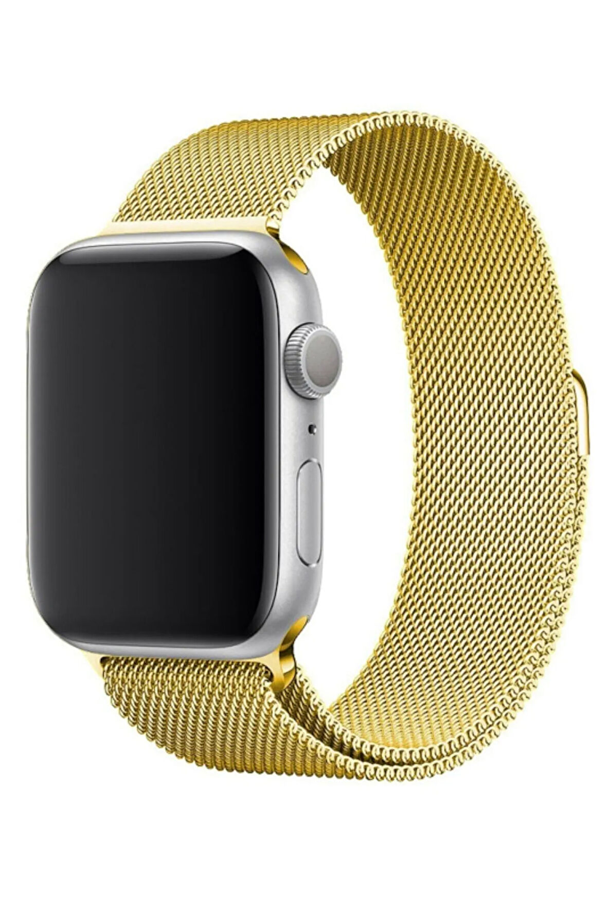 Apple Watch 9 8 7 6 5 4 3 Se Uyumlu 38 - 40 - 41 Mm Milano Loop Çelik Örme Kordon