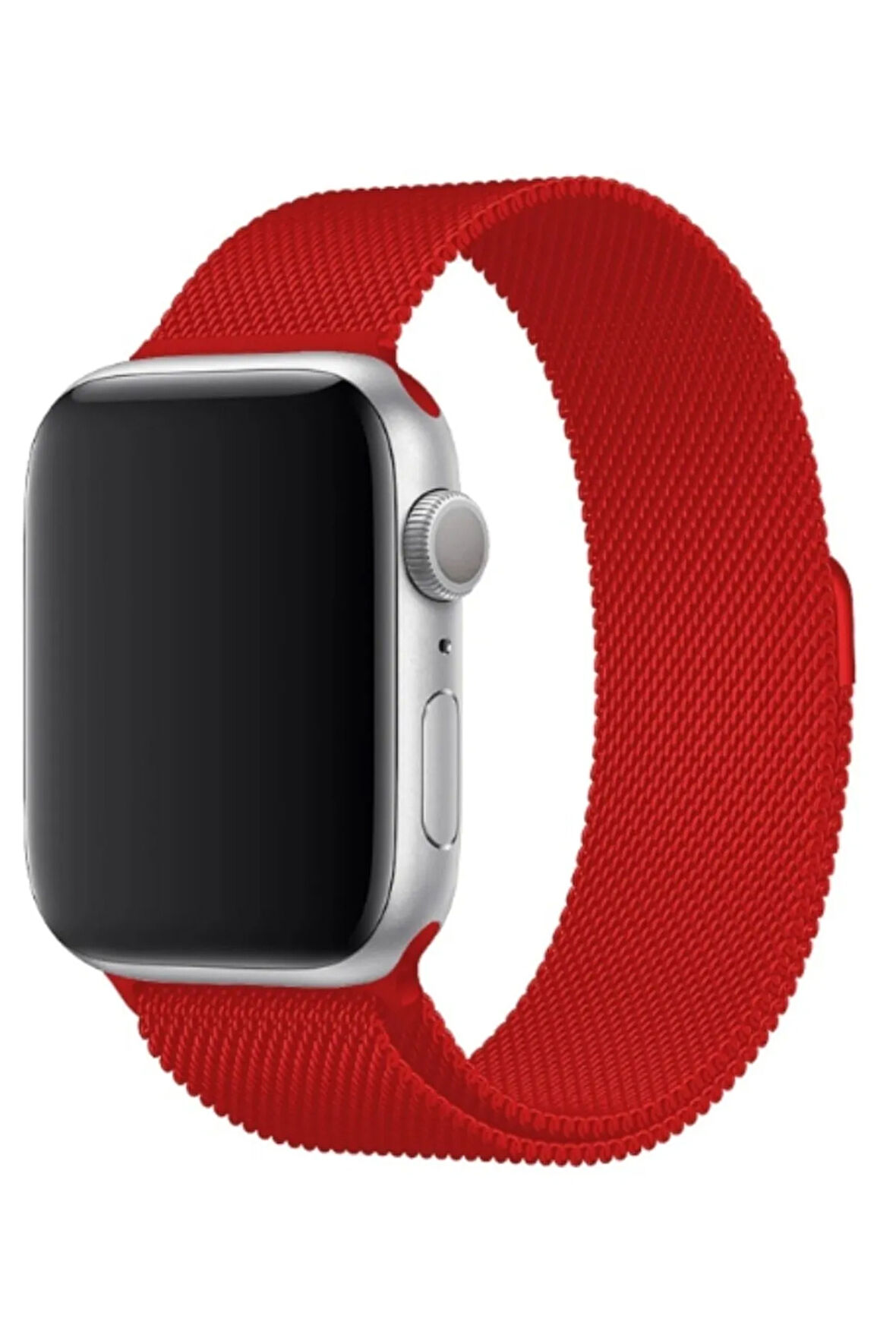 Apple Watch 9 8 7 6 5 4 3 Se Uyumlu 38 - 40 - 41 Mm Uyumlu Milano Loop Çelik Örme Kordon