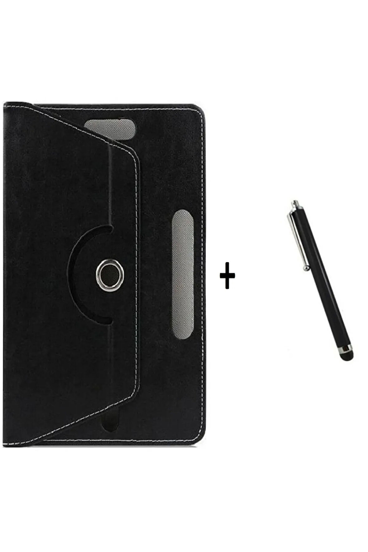 Sprange Vasoun P-200 12 inç Tablet Uyumlu Kapaklı Standlı Universal Kılıf ve Dokunmatik Kalem