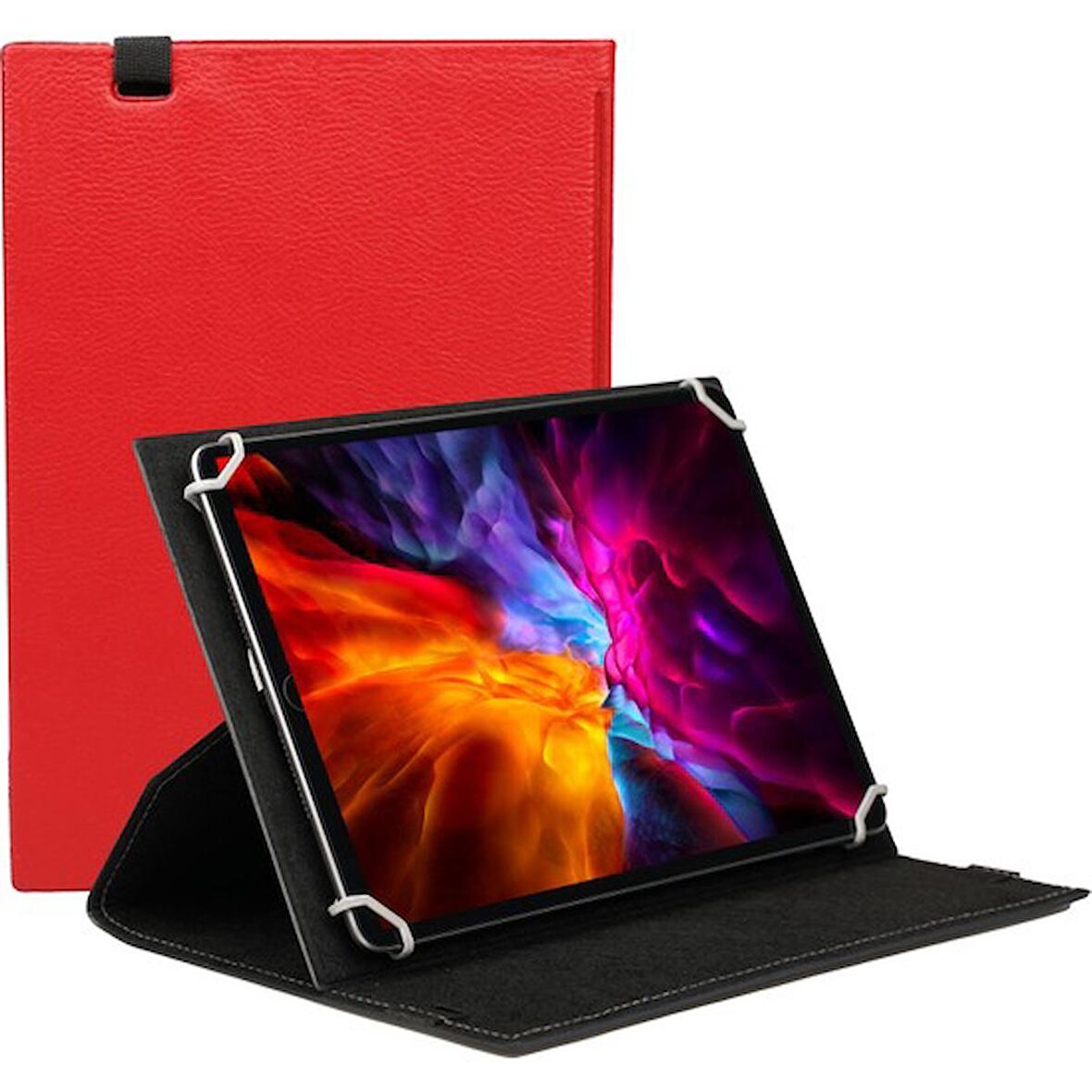 TCL TAB 7 Lite 7 inç Tablet Uyumlu Kapaklı Standlı Universal Tablet Kılıfı