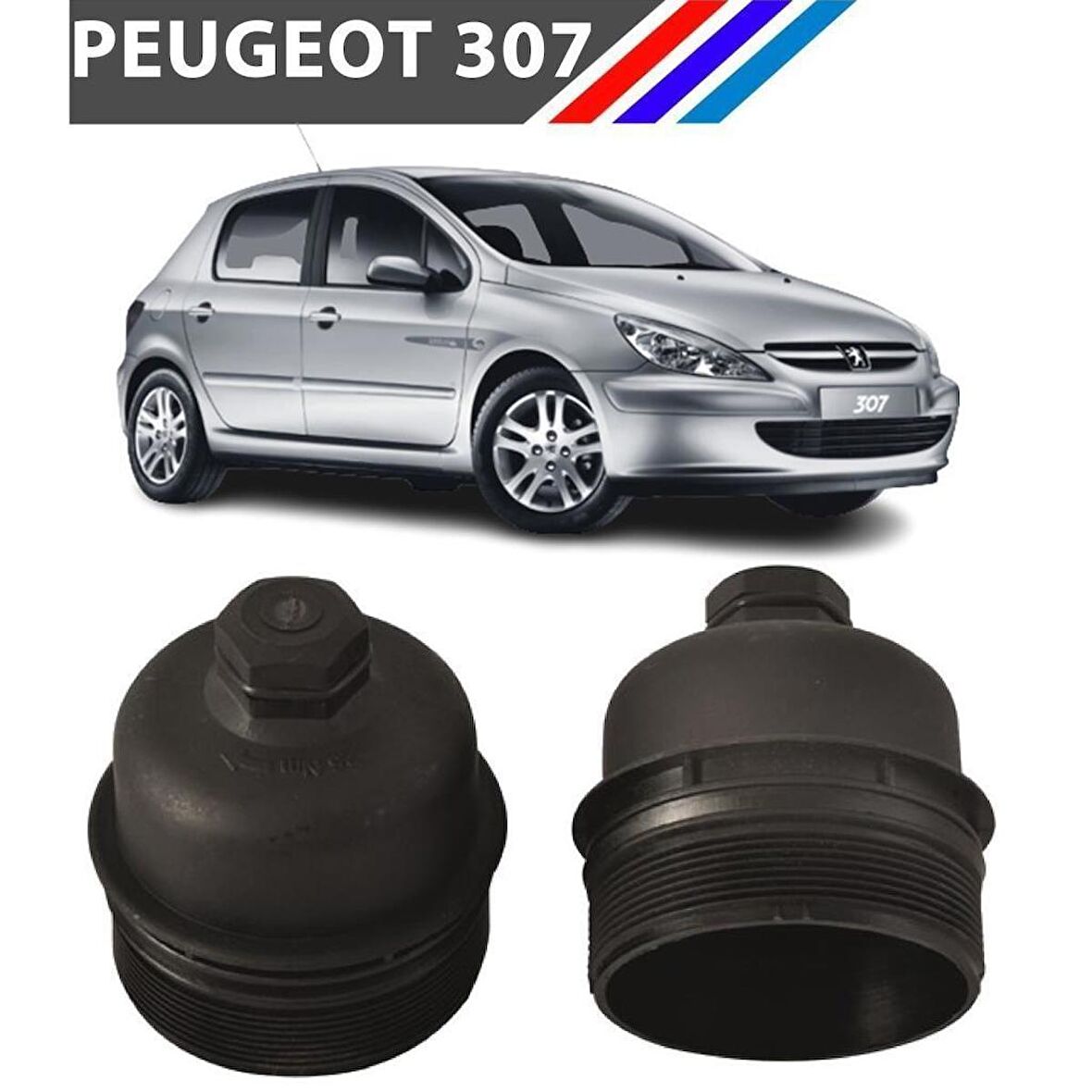 Peugeot 307 1.6 HDI Yağ Filtre Kabı Yan Sanayi 1103.K4 M1702