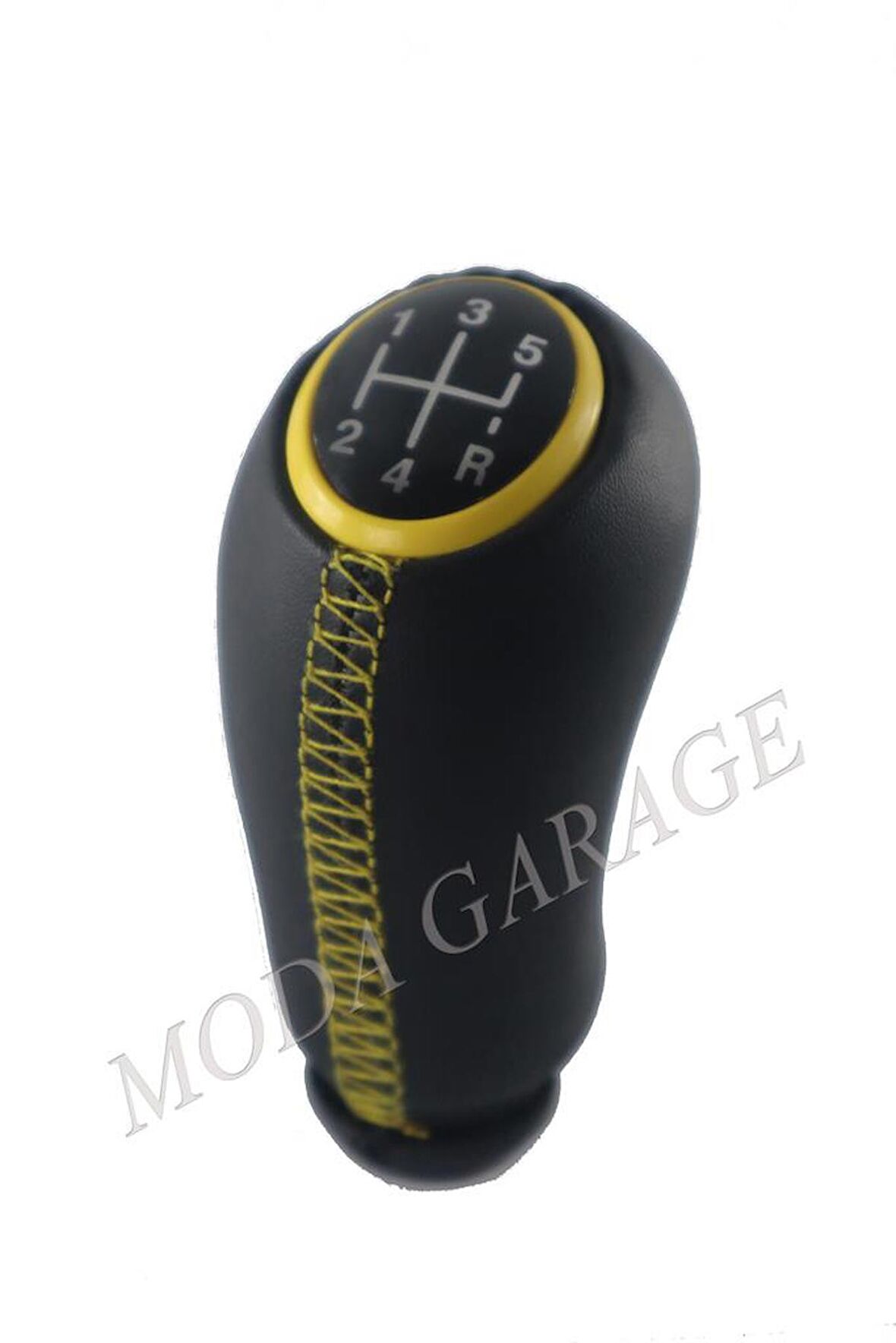 Renault Fluence Deri Kaplama Sarı Çerçeve Vites Topuzu M399C