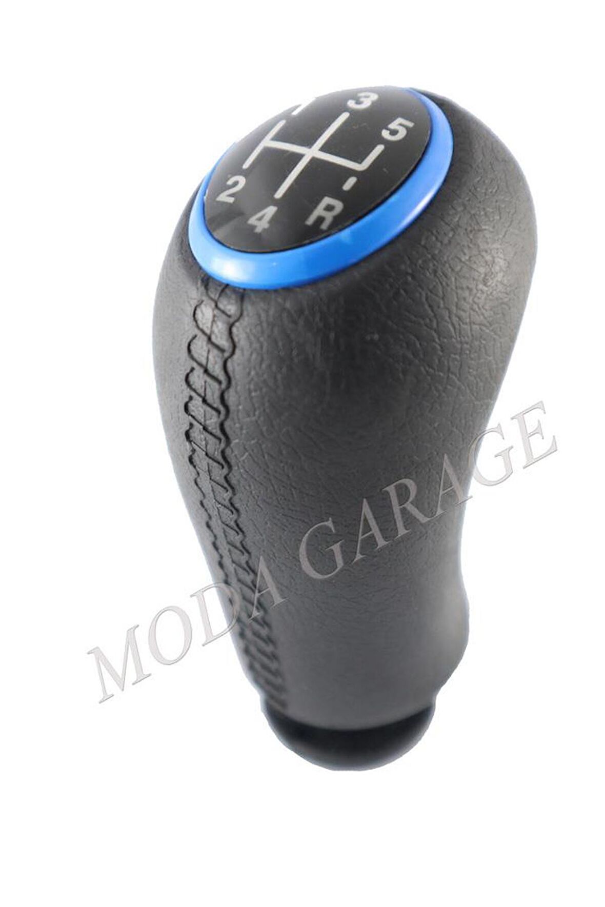 Renault Kangoo Deri Desen Mavi Çerçeve Vites Topuzu M452