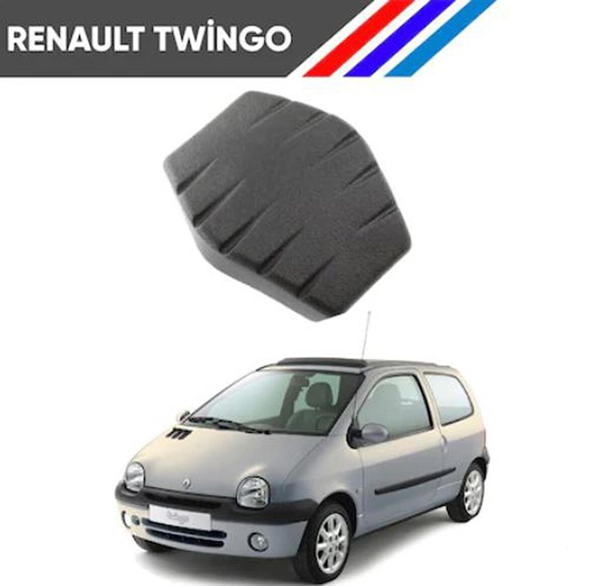 Renault Twingo Debriyaj ve Fren Pedal Lastiği Takımı 7700417976 M1097-3