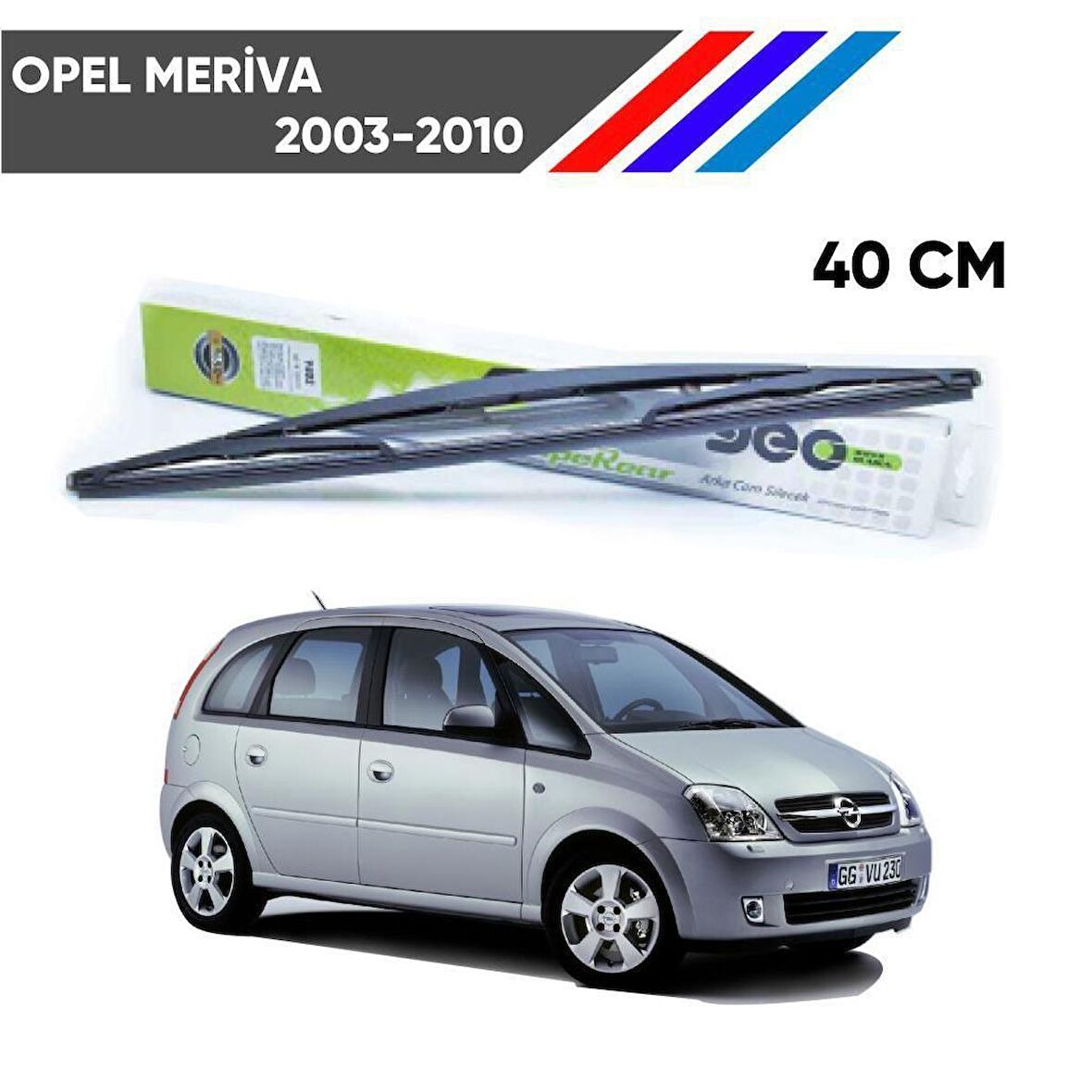 Opel Meriva Arka Silecek Süpürgesi 40 cm 2003 - 2010 M11670