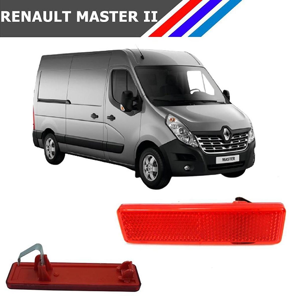 Renault Master II Arka Kapı Reflektörü Adet 7700353184 M1080-1