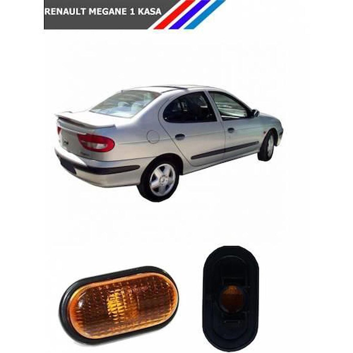 Renault Megane 1 Çamurluk Sinyali Sarı Duysuz Adet 7700847333 M11838