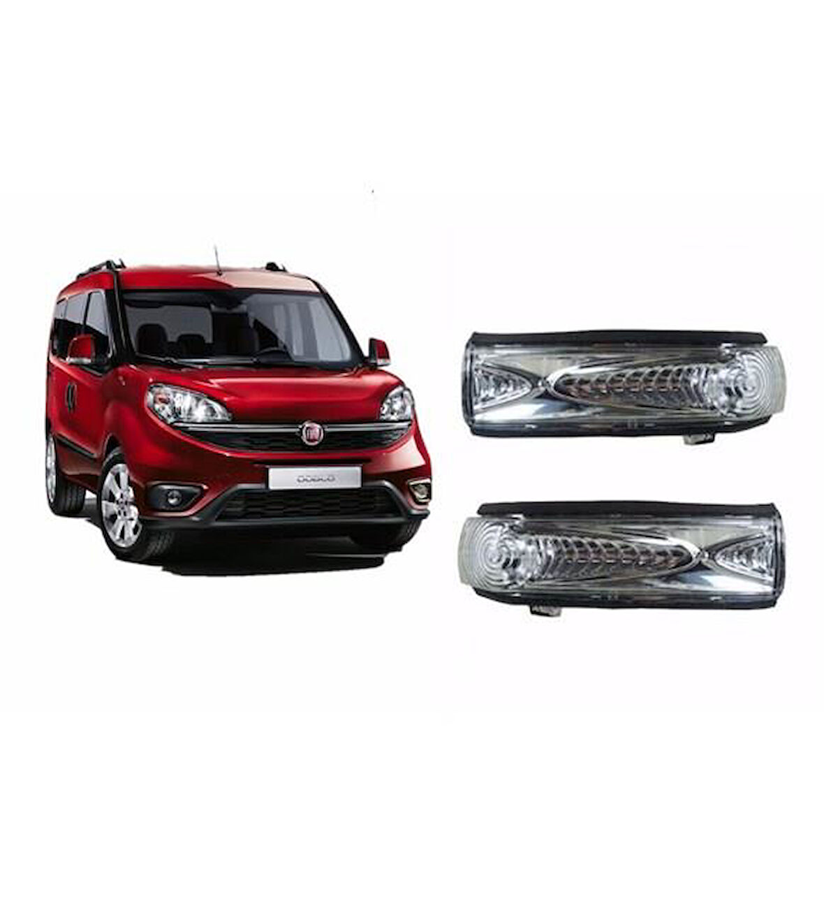 Fiat Doblo 3 Dikiz Ayna Sinyali Sağ Sol Takımı 2010-2020 M818
