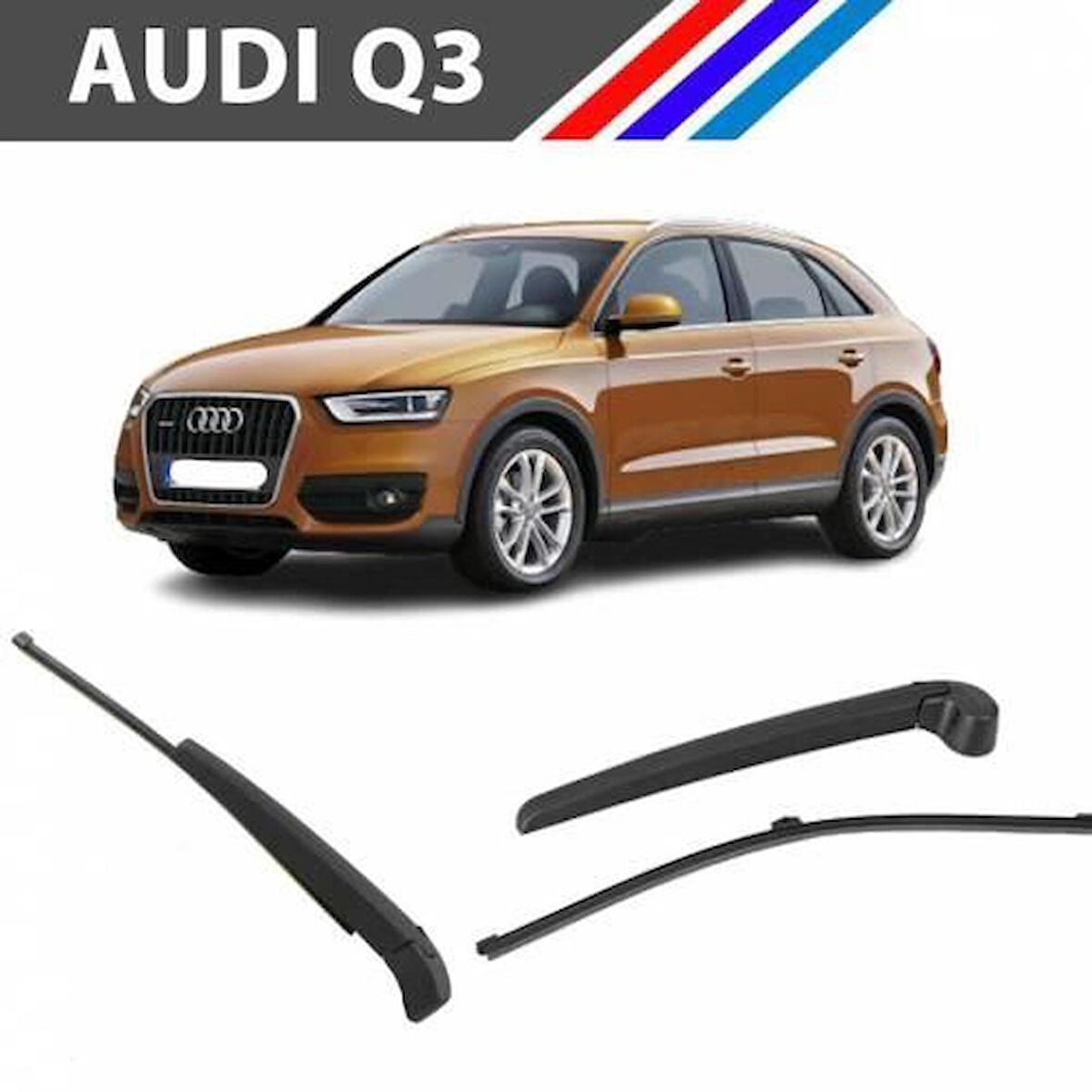 Audi Q3 Arka Silecek Kolu ve Süpürgesi Takım 2011 Sonrası M72094Y