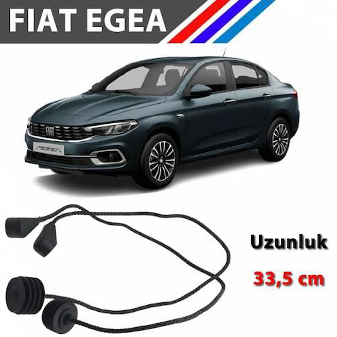 Fiat Egea Bagaj Pandizot Raf İpi İkili Takım 33,5 cm M1269